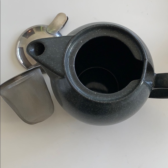 Vintage Bee House Teapot Grey speckled mint - Picture 3 of 4